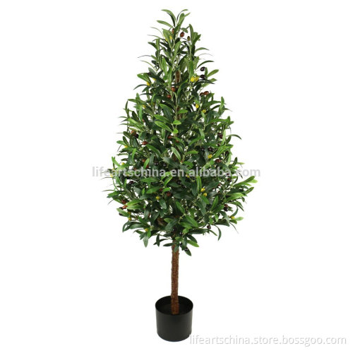 artificial topiary tree, 120cm olive tower tree, artificial tree